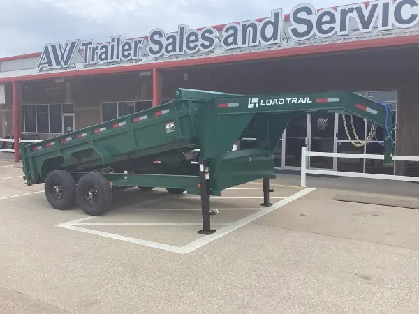 83"X14' Load Trail Gooseneck Dump Trailer Stock# 84824