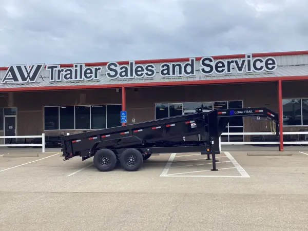 7'X16' Load Trail Gooseneck Dump Trailer Stock# 86195