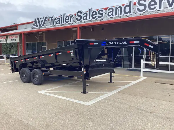 7'X16' Load Trail Gooseneck Dump Trailer Stock# 86195