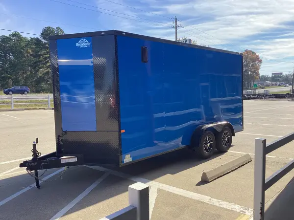 2025 ROCK SOLID ENCLOSED 7'X16' TRUE BLUE - VIN#063701