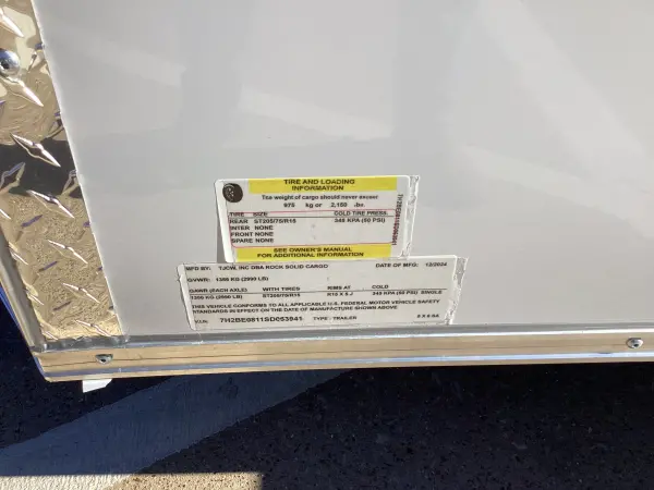 2025 Rock Solid Cargo 5 x 8 - #063941