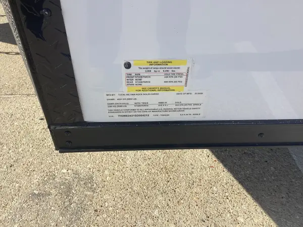2025 Rock Solid Cargo 9' x 24' STOCK#064212