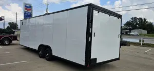2026 Rock Solid Cargo 9' x 28' Rock Solid Cargo WHITE STOCK # 069922